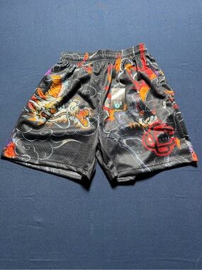 Corrupted Creative Dragon Mesh Shorts Size L
